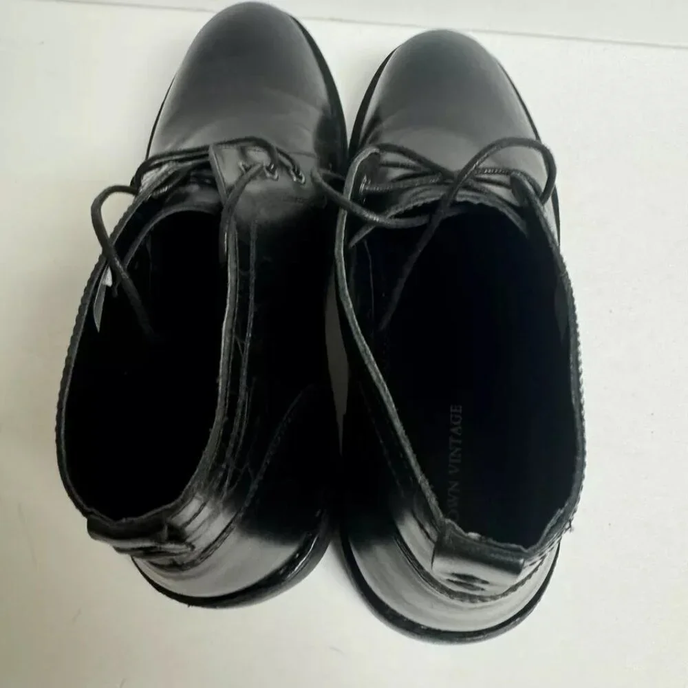 Crown Vintage Mens Casper Chukka Boot Black Size 11 M